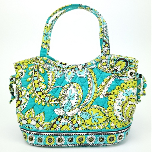 Vera Bradley Handbags - **RESERVED** Vera Bradley Mini Handbag in Peacock Paisley